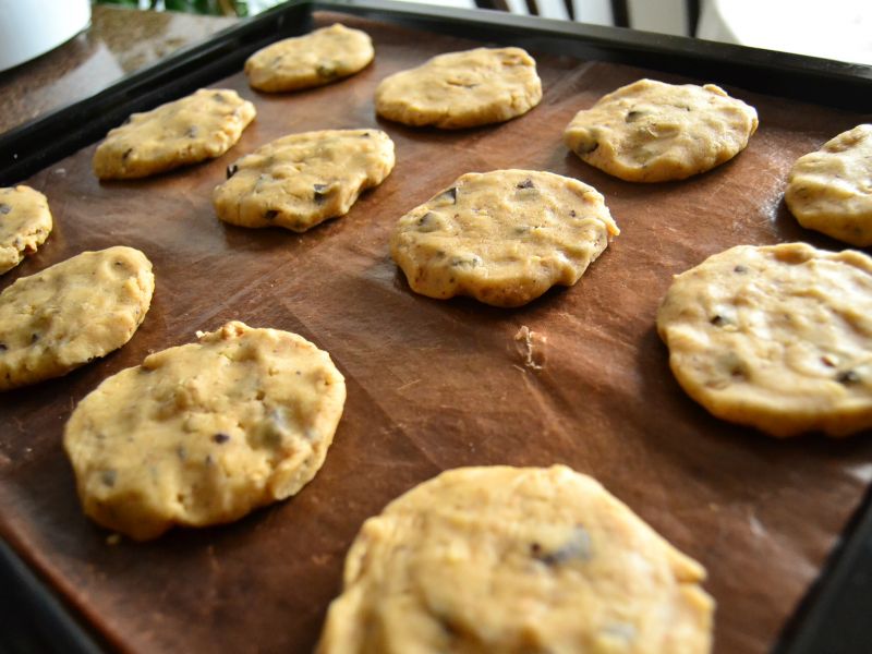 Cookies s tvarohovo – jahodovým dipom